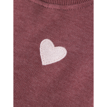 NAME IT Sweat Kjole Vima Wild Ginger Heart Embroidery